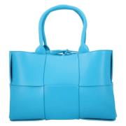 Leather handbags Bottega Veneta , Blue , Dames