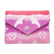 Pre-owned Canvas wallets Louis Vuitton Vintage , Pink , Dames