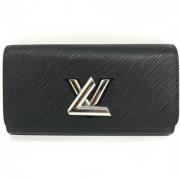 Pre-owned Canvas wallets Louis Vuitton Vintage , Black , Dames