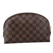 Pre-owned Canvas pouches Louis Vuitton Vintage , Brown , Dames