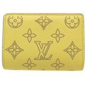 Pre-owned Canvas wallets Louis Vuitton Vintage , Yellow , Dames