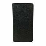 Pre-owned Leather wallets Louis Vuitton Vintage , Black , Heren