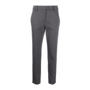 Grijze Katoenen Lange Broek Brunello Cucinelli , Gray , Dames