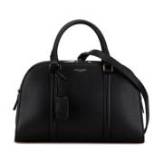 Pre-owned Leather handbags Saint Laurent Vintage , Black , Dames