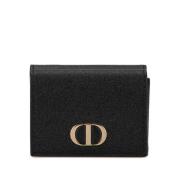 Pre-owned Leather wallets Dior Vintage , Black , Dames