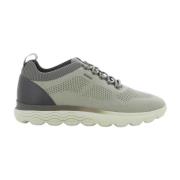 Spherica Knit Sneakers Geox , Beige , Heren