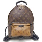 Pre-owned Canvas backpacks Louis Vuitton Vintage , Brown , Dames