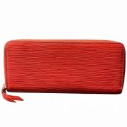 Pre-owned Leather wallets Louis Vuitton Vintage , Red , Dames