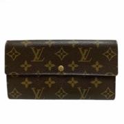 Pre-owned Canvas wallets Louis Vuitton Vintage , Brown , Dames