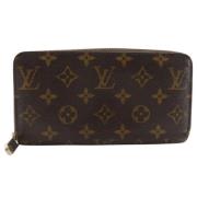 Pre-owned Canvas wallets Louis Vuitton Vintage , Brown , Dames