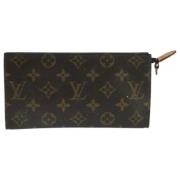 Pre-owned Canvas pouches Louis Vuitton Vintage , Brown , Dames