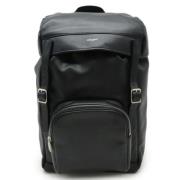 Pre-owned Leather backpacks Yves Saint Laurent Vintage , Black , Dames