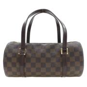 Pre-owned Canvas handbags Louis Vuitton Vintage , Brown , Dames