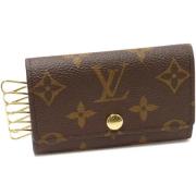 Pre-owned Canvas key-holders Louis Vuitton Vintage , Brown , Heren