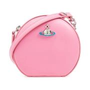 Mini Ronde Crossbody Tas Roze Vivienne Westwood , Pink , Dames