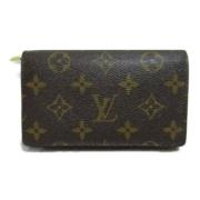 Pre-owned Canvas wallets Louis Vuitton Vintage , Brown , Dames