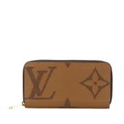 Pre-owned Canvas wallets Louis Vuitton Vintage , Brown , Dames