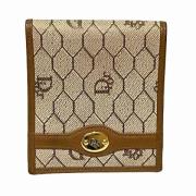 Pre-owned Canvas wallets Dior Vintage , Brown , Dames