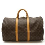 Pre-owned Canvas handbags Louis Vuitton Vintage , Brown , Unisex