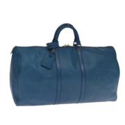 Pre-owned Leather louis-vuitton-bags Louis Vuitton Vintage , Blue , Da...