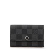 Pre-owned Canvas wallets Louis Vuitton Vintage , Black , Dames