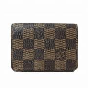 Pre-owned Canvas wallets Louis Vuitton Vintage , Brown , Dames