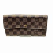 Pre-owned Canvas wallets Louis Vuitton Vintage , Brown , Dames