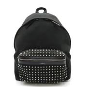 Pre-owned Canvas backpacks Yves Saint Laurent Vintage , Black , Dames