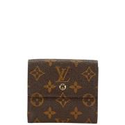 Pre-owned Canvas wallets Louis Vuitton Vintage , Brown , Dames