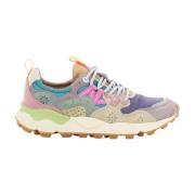 Paarse Damesschoenen Yamano Flower Mountain , Multicolor , Dames