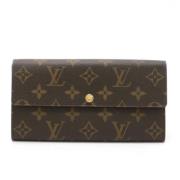 Pre-owned Canvas wallets Louis Vuitton Vintage , Brown , Dames