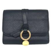 Pre-owned Leather wallets Chloé Pre-owned , Black , Dames