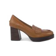 Leren Loafer in Bruin Bibi Lou , Brown , Dames