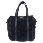 Pre-owned Leather handbags Balenciaga Vintage , Black , Dames