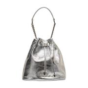 Zilveren Bucket Bag & Rugzak Orciani , Gray , Dames