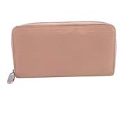 Pre-owned Leather wallets Louis Vuitton Vintage , Pink , Dames