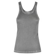 Racer Tank Top Helmut Lang , Gray , Dames