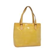 Pre-owned Leather handbags Louis Vuitton Vintage , Beige , Dames