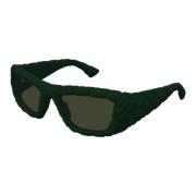 Bv1303S 008 Sunglasses Bottega Veneta , Green , Dames