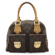 Pre-owned Canvas handbags Louis Vuitton Vintage , Brown , Dames