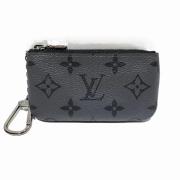 Pre-owned Canvas key-holders Louis Vuitton Vintage , Black , Dames