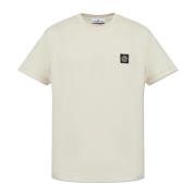 T-shirt met logo Stone Island , Green , Heren