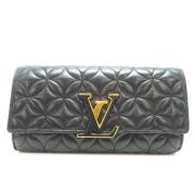 Pre-owned Canvas wallets Louis Vuitton Vintage , Black , Dames