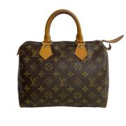 Pre-owned Canvas handbags Louis Vuitton Vintage , Brown , Dames