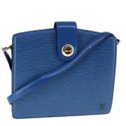 Pre-owned Leather louis-vuitton-bags Louis Vuitton Vintage , Blue , Da...