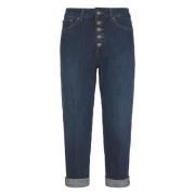 Koons Juweel Broek Dondup , Blue , Dames