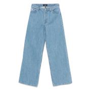 Blauwe Jeans met Vijf Zakken A.p.c. , Blue , Dames