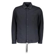 Trekkoord Zoom Katoen Linnen Blazer Herno , Blue , Heren