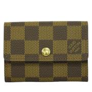 Pre-owned Canvas wallets Louis Vuitton Vintage , Brown , Dames