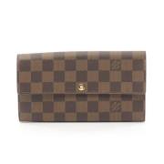 Pre-owned Canvas wallets Louis Vuitton Vintage , Brown , Dames